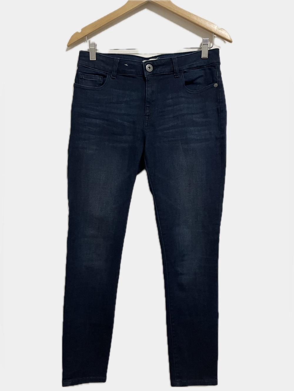 DL1961 Instasculpt Ankle Skinny Jeans 28 Dark Wash Stretch Denim Office Casual